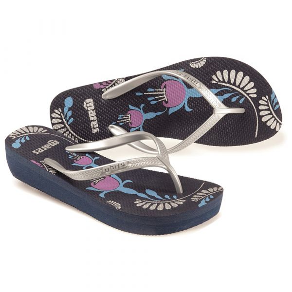 Тапочки для басейну и пляжа MARES Slipper Flora синьо-сірий