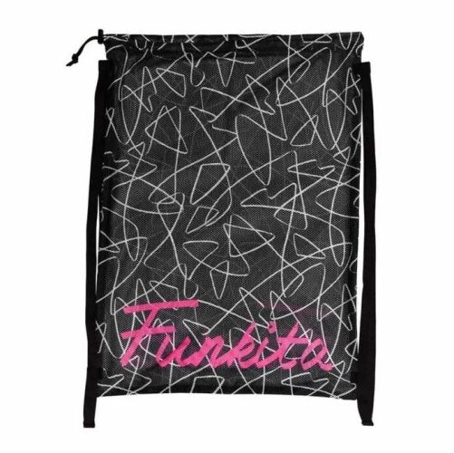Сумка сітка Funkita Texta Mess 65x49 cм чорна