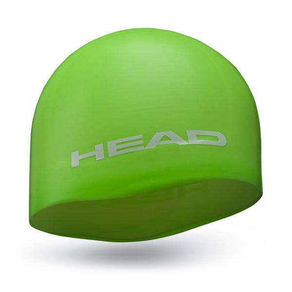 Шапочка для плавання дитяча Head Silicone Moulded Mid лаймова
