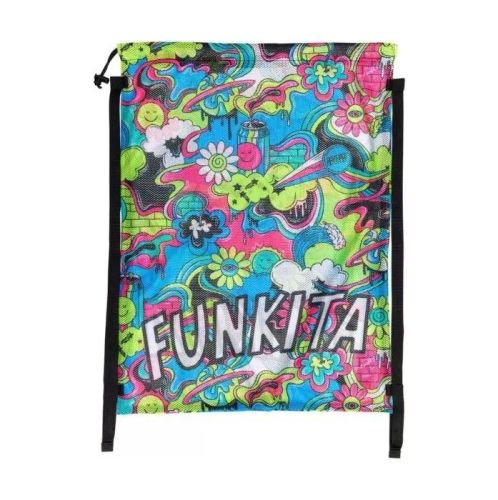 Сумка сітка Funkita Smash Mouth 65x49 cм різнокольорова