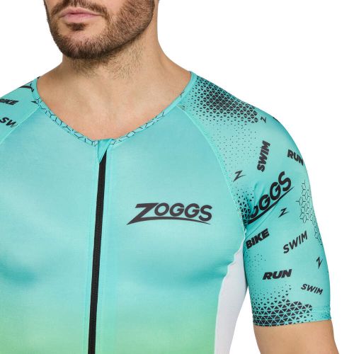 Трисют для триатлону Zoggs Predator pro чоловічий сіро-блакитний