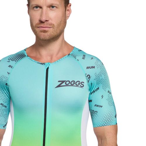 Трисют для триатлону Zoggs Predator pro чоловічий сіро-блакитний