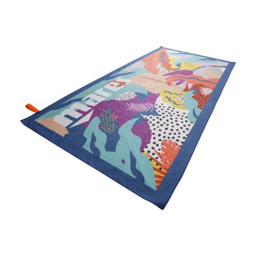 Рушник з мікрофібри Mares Seaside Towel 80x160 cm блакитний