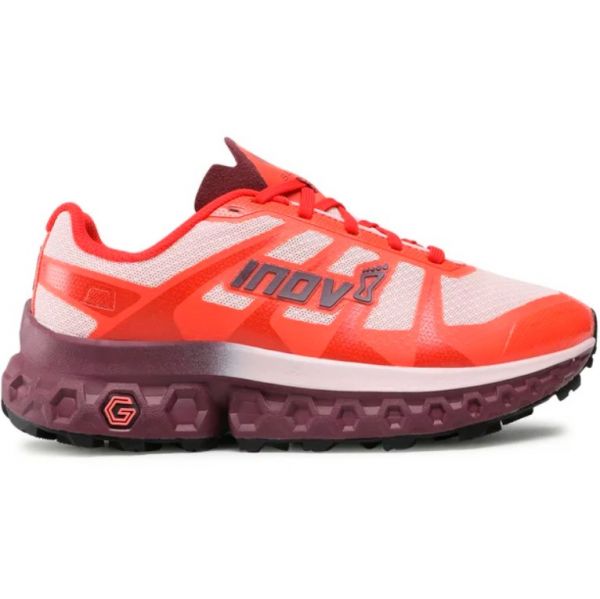 Кросівки для бігу жіночі Inov-8 TrailFly Ultra G 300 Max червоно-білий