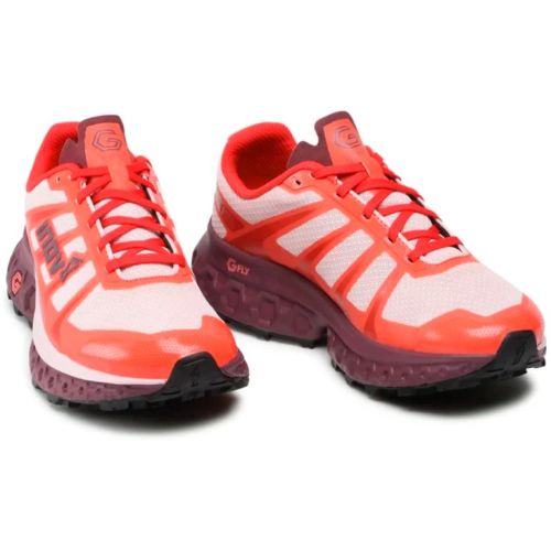 Кросівки для бігу жіночі Inov-8 TrailFly Ultra G 300 Max червоно-білий