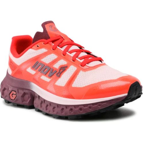 Кросівки для бігу жіночі Inov-8 TrailFly Ultra G 300 Max червоно-білий