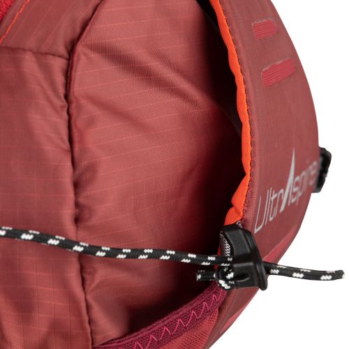 Поясна сумка для бігу UltrAspire Plexus Waist Pack Burgundy з тримачем Lumen Ally для ліхтаря бордов