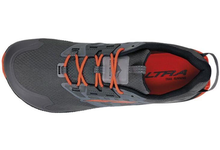 Кросівки для трейлу чоловічі Altra Lone Peak ALL-WTHR Low 2 мембранні сіро-помаранчевий