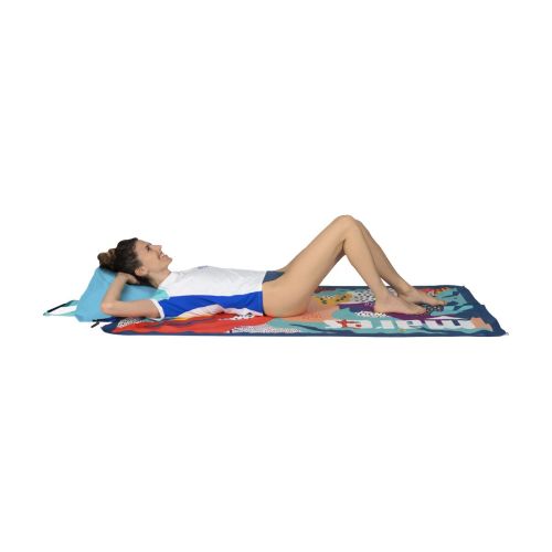 Рушник з мікрофібри Mares Seaside Towel 80x160 cm блакитний