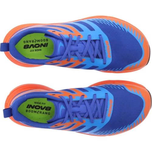 Кросівки для бігу трейлові чоловічі Inov-8 TrailFly Zero W синьо-помаранчевий
