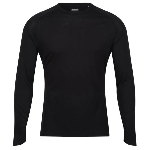 Термокофта для бігу Inov-8 Merino Long Sleeve T-Shirt чоловіча чорна
