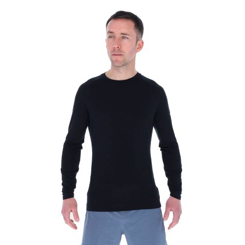 Термокофта для бігу Inov-8 Merino Long Sleeve T-Shirt чоловіча чорна