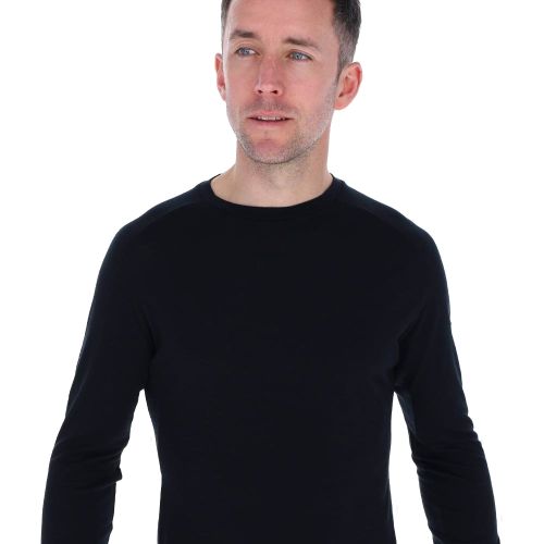 Термокофта для бігу Inov-8 Merino Long Sleeve T-Shirt чоловіча чорна