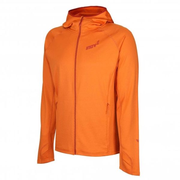 Термокофта для бігу Inov-8 VentureLite Mid Hoodie FZ чоловіча помаранчевий