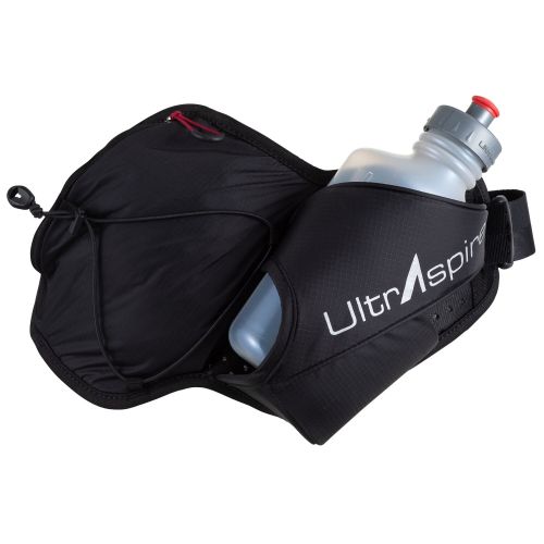 Пояс для бігу UltrAspire Essential Bottle 2,0 з флягою чорний