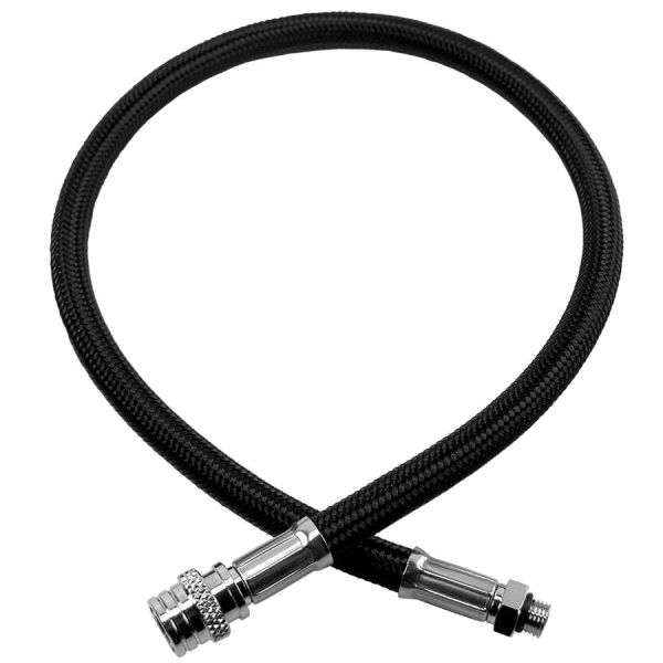 Шланг до інфлятору середнього тиску Aqualung AQUA FLEX чорний 70 см