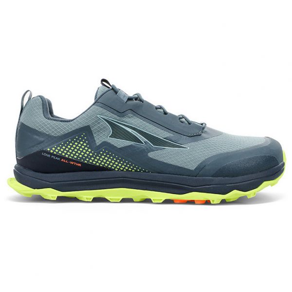 Кросівки для бігу чоловічі Altra Lone Peak ALL-WTHR Low мембранні сіро-жовтий