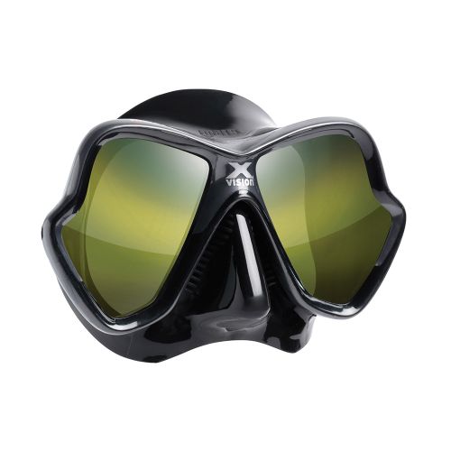 Маска для дайвінгу Mares X-Vision Ultra з дзеркальними лінзами чорна