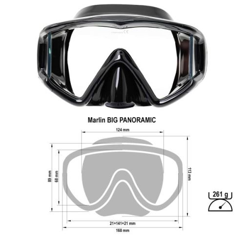 Маска Marlin Big Panoramic