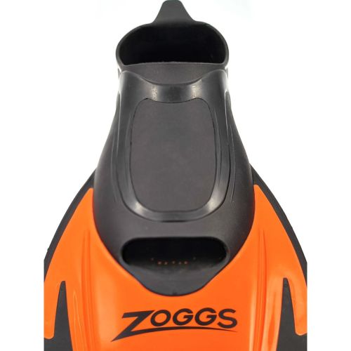 Ласти для плавання короткі Zoggs Energy (чорно-помаранчевий)