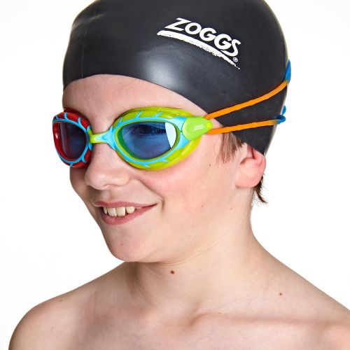 Окуляри для плавання дитячі Zoggs Predator Jr 6-14 років сині