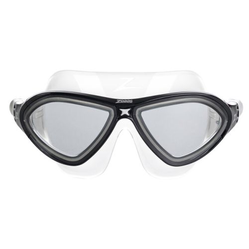 Окуляри для плавання Zoggs Horizon Flex Mask прозоро чорні, лінзи темні
