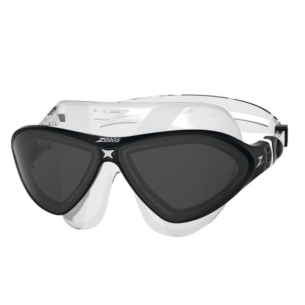 Окуляри для плавання Zoggs Horizon Flex Mask прозоро чорні, лінзи темні