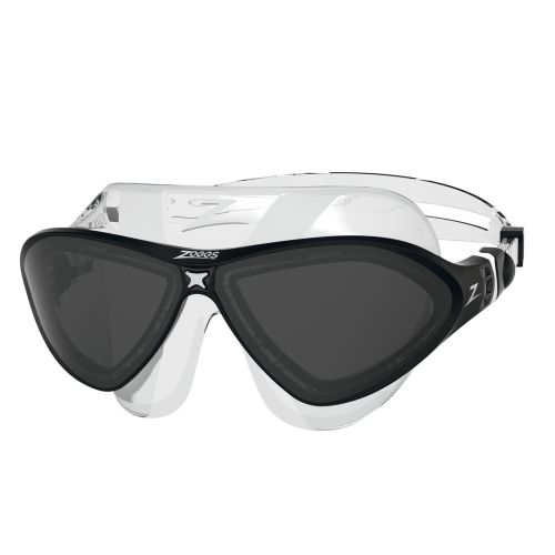 Окуляри для плавання Zoggs Horizon Flex Mask прозоро чорні, лінзи темні