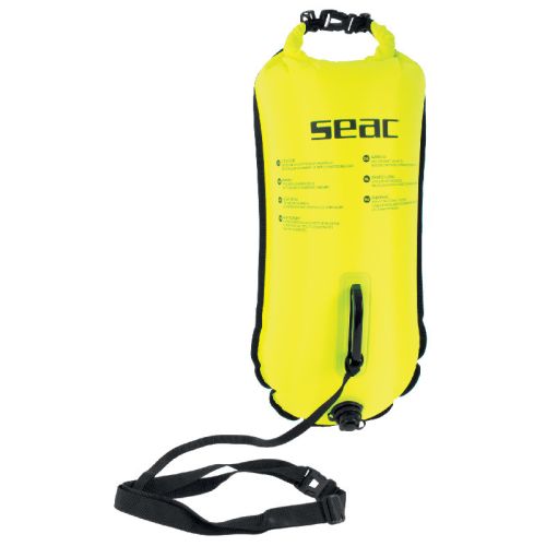 Буй для плавання Seac SAFE DRY жовтий 28 л