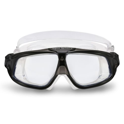 Окуляри для плавання Aquasphere SEAL 2.0 чорно-сірі лінзи прозорі