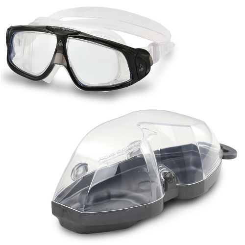 Окуляри для плавання Aquasphere SEAL 2.0 чорно-сірі лінзи прозорі
