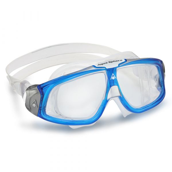 Окуляри для плавання Aquasphere SEAL 2.0 синьо-білі лінзи прозорі