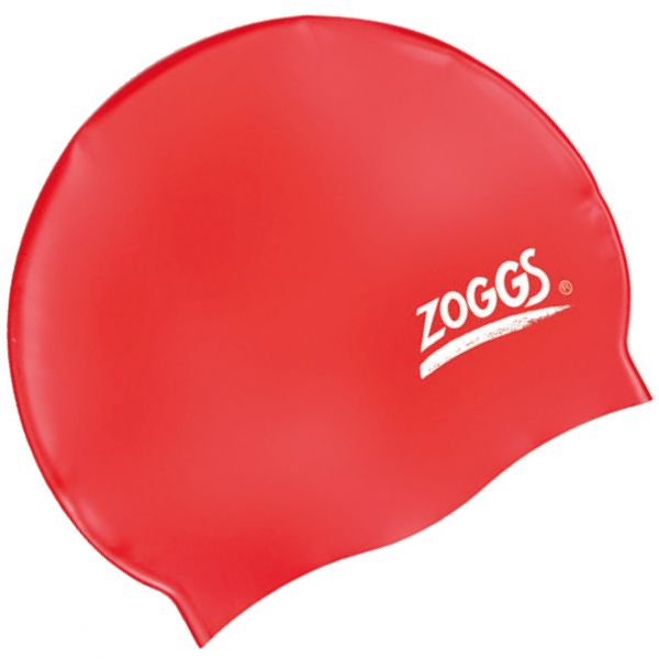 Шапочка для плавання Zoggs Silicone Cap червоний