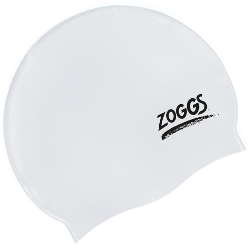 Шапочка для плавання Zoggs Silicone Cap білий