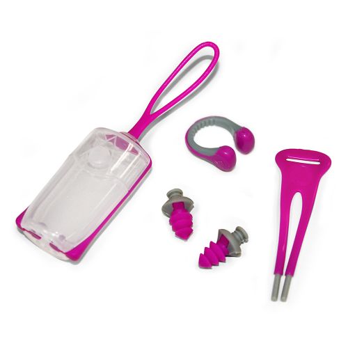 Набір для басейну затиск для носа, беруші Aqua Sphere Silicone Nose Clip Ear Plugs