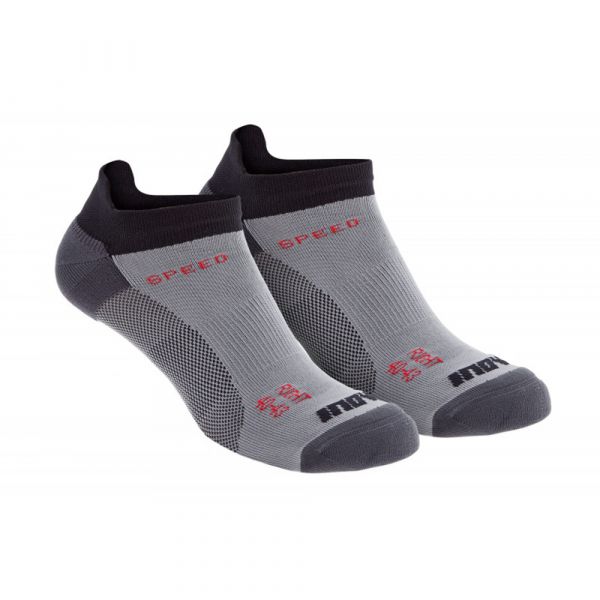 Шкарпетки для бігу Inov-8 Speed Sock Low 2 пари чорно-сірий