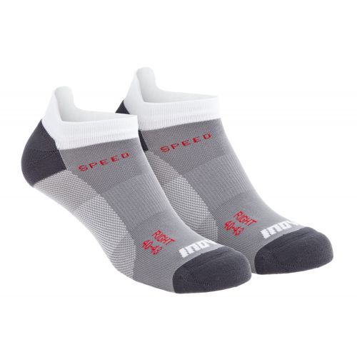 Шкарпетки для бігу Inov-8 Speed Sock Low 2 пари біло-сірий