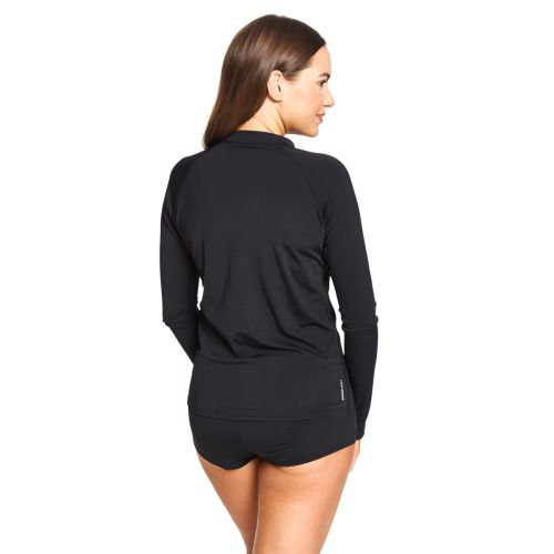 Реглан сонцезахисний Zoggs Long Sleeve Full Zip Sun Top жіночий чорний