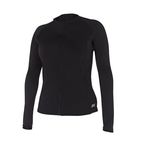 Реглан сонцезахисний Zoggs Long Sleeve Full Zip Sun Top жіночий чорний