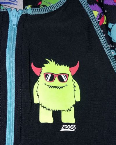 Костюм для плавання Zoggs Long Sleeve Yeti дитячий лайкровий чорний