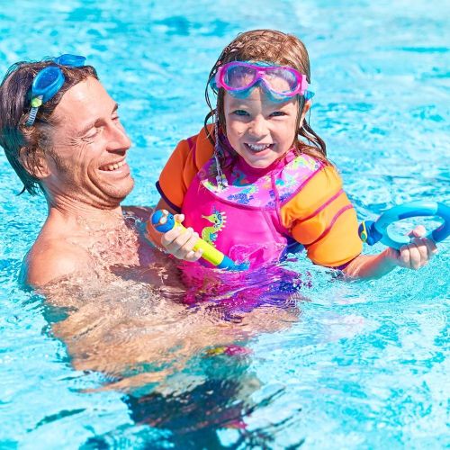 Костюм для плавання Zoggs Water Wings Floatsuit дитячий рожевий
